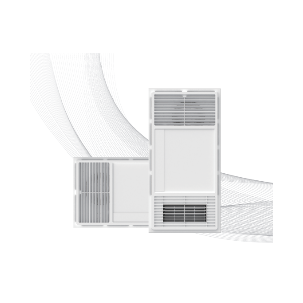 3 in 1 LED Heat Fan Light HLFLED3 White Midea Homes