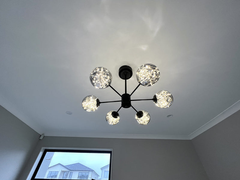 Firework Lamps Ceiling Light 6 Lamps Midea NorthShore