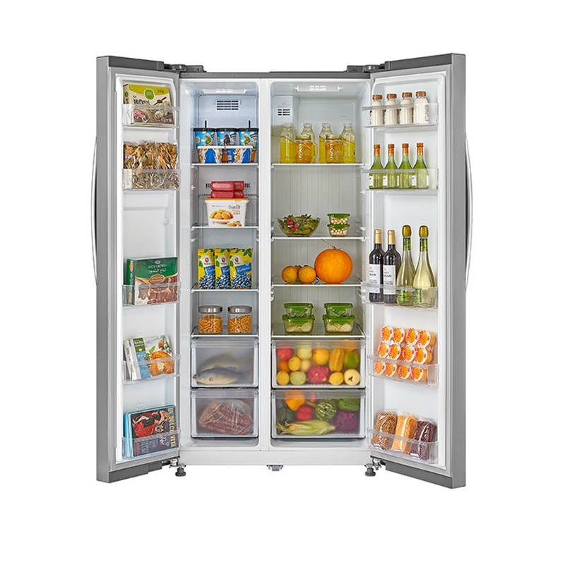 Midea 584L Fridge Freezer Black Glass MDRS710SBF22AP Midea Homes